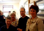 Andrew Evans and family