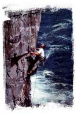 Xtreme climbing in Pembrokeshire