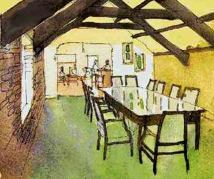 The Painting Studio within the Cawdor Arms Hotel